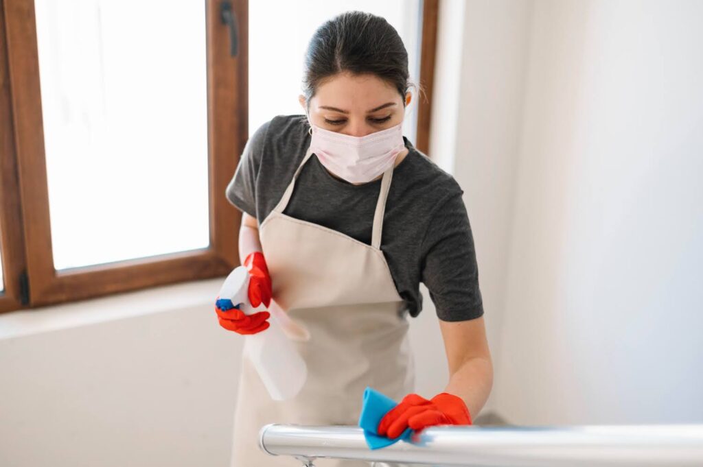 Domestic helper supporting elderly care