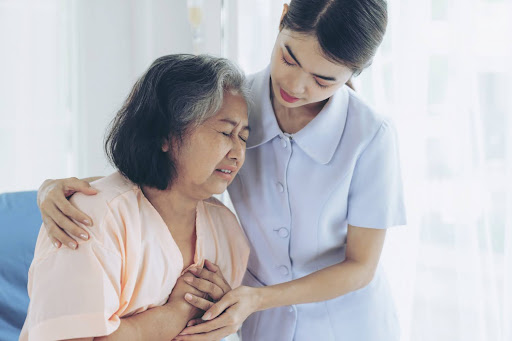 Maid providing childcare support