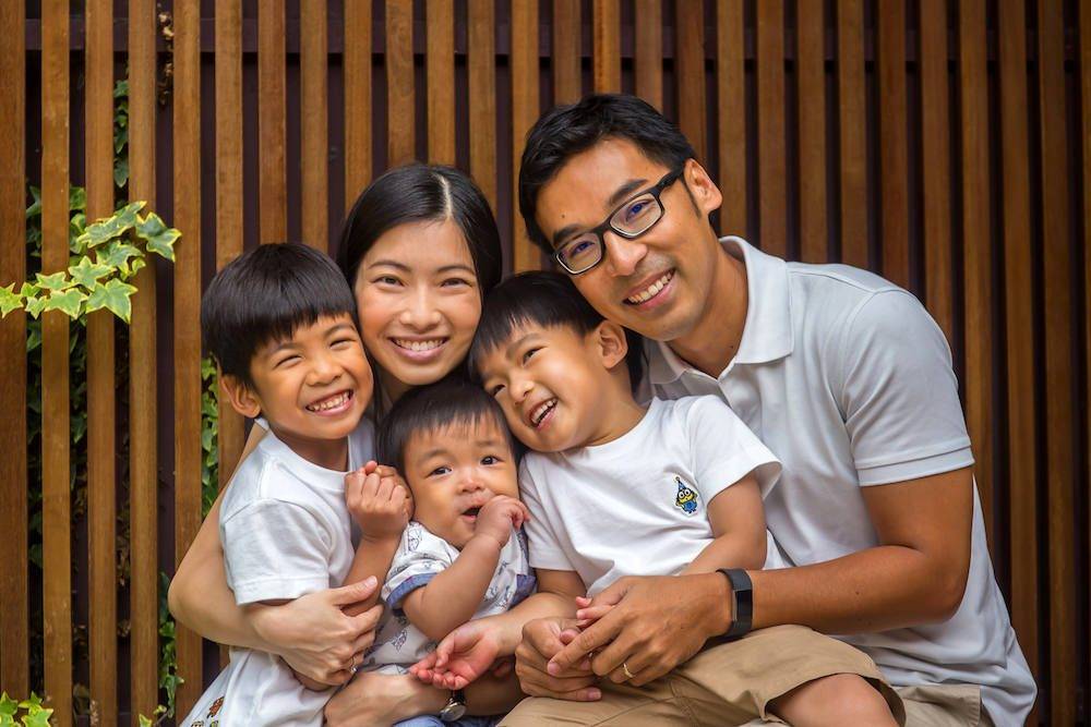 Family photo Singapore